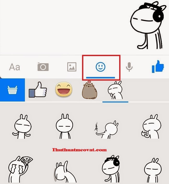 Biểu tượng cảm xúc, icon hình ảnh vui nhộn khi chat Facebook