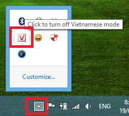 Bật tắt chế độ gõ tiếng Việt trên Unikey