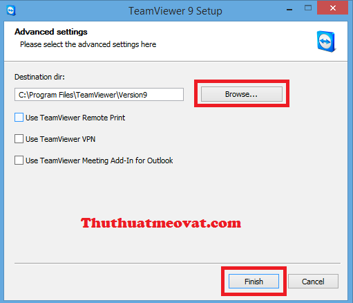 Hướng dẫn cách tải về và cài đặt Teamviewer 9