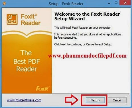 Hướng dẫn cài phần mềm Foxit Reader